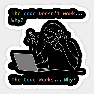 The code doesn't work why Sticker